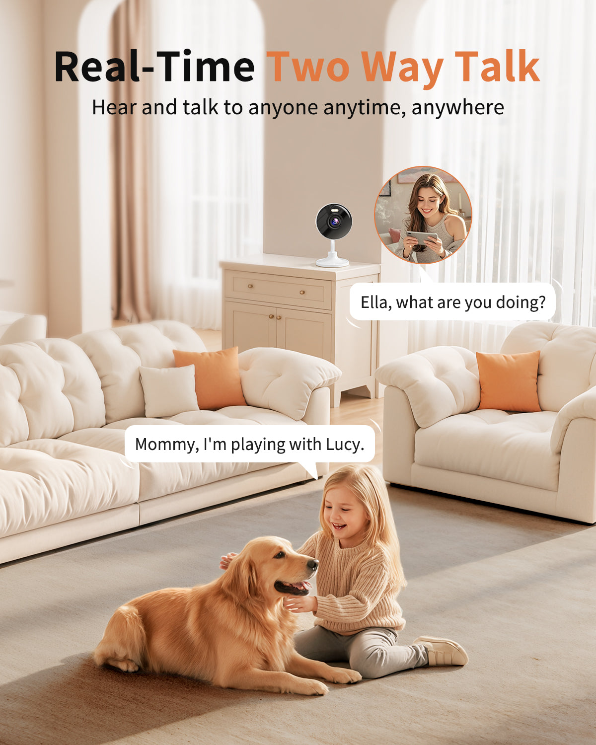 K07 2K Indoor/Outdoor WiFi Security Camera 4 Pack | Kamoviz