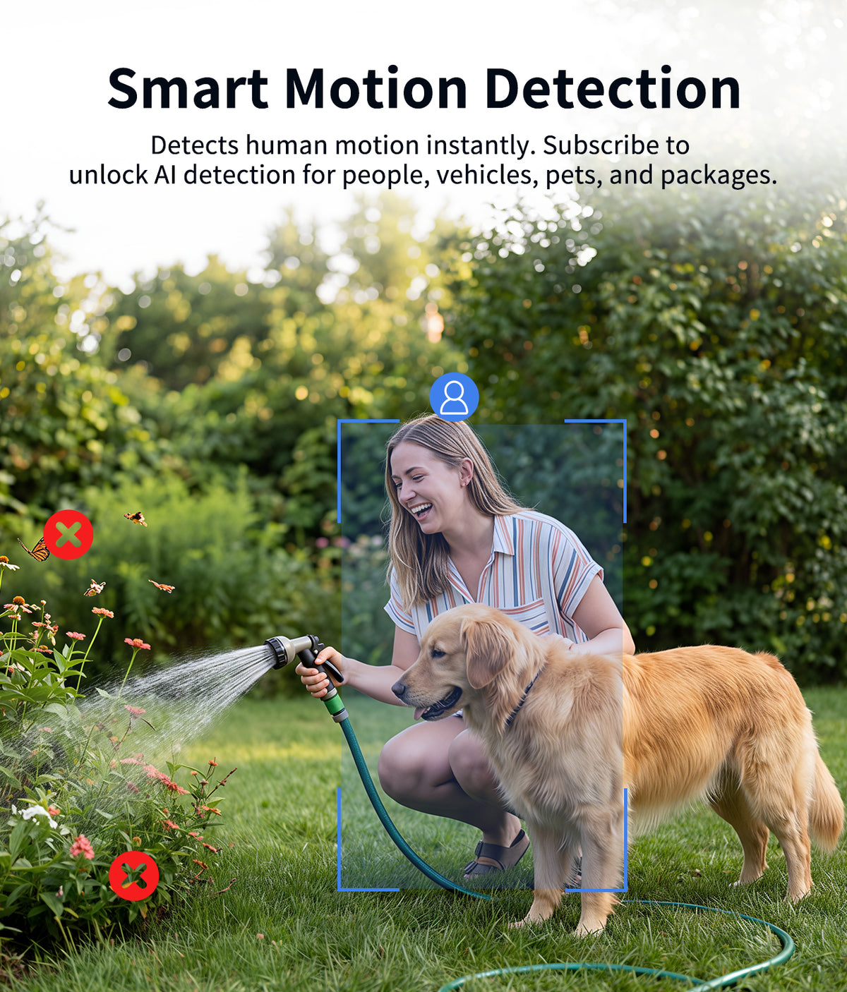CG6K 2K Solar Security Camera with Solar Panel 2 pack | Kamoviz